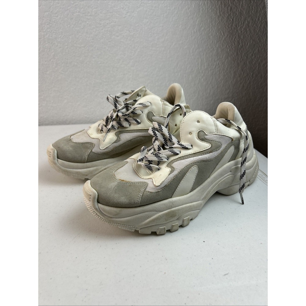 Aldo Women's Athletic Shoe Sneakers Size 8, Color White/Bone